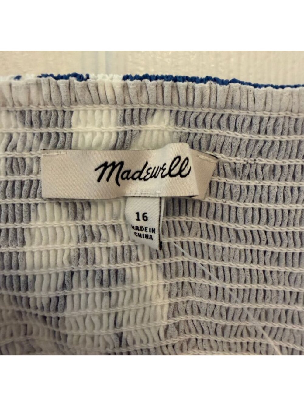 Madewell Tank Midi Dress in Exploded Blue Floral Women's Size 16 New With Tags! - Picture 3 of 6